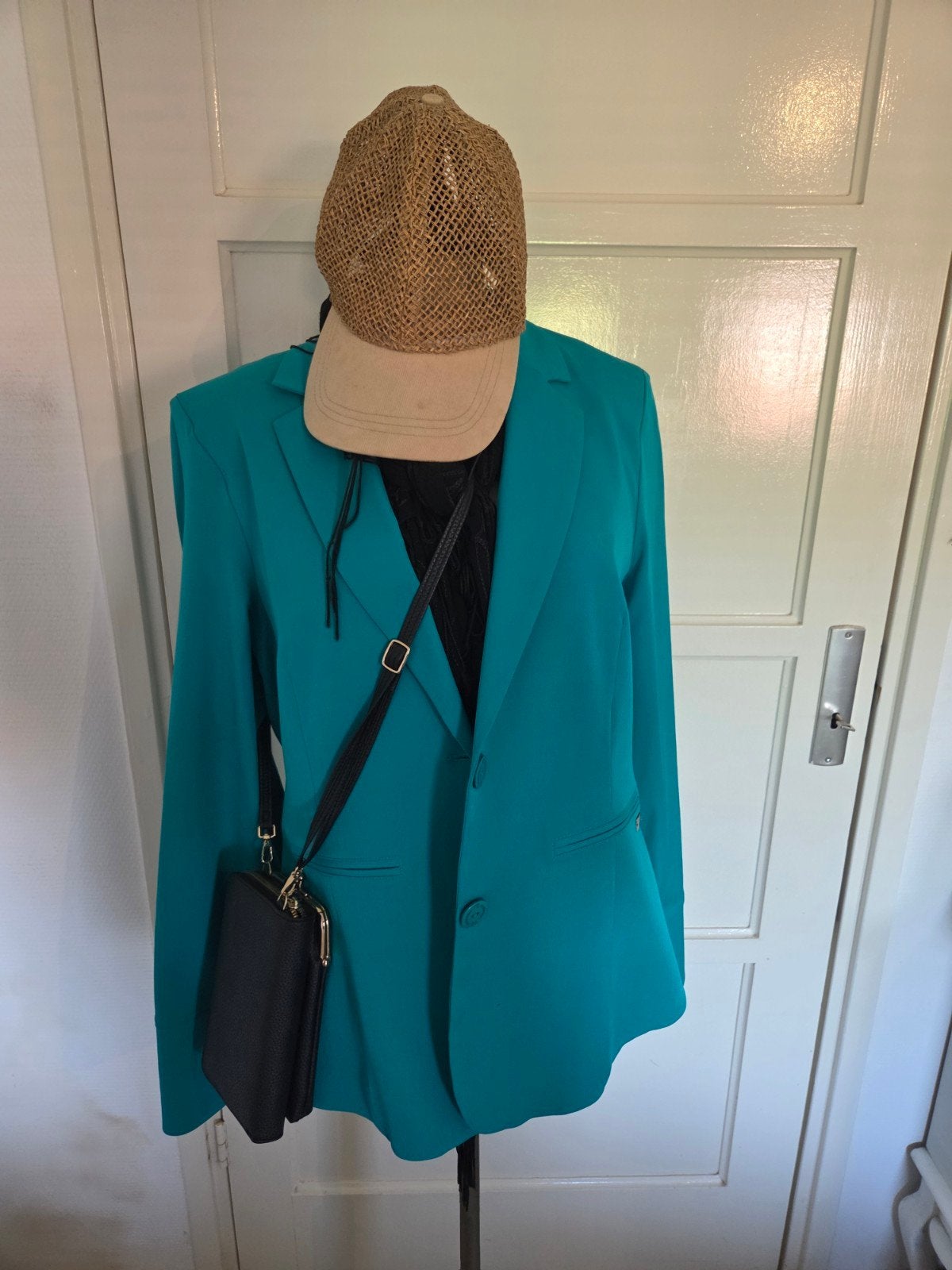 TQ Amsterdam Jasje en Blouse Set - Turquoise, Overige kleuren, Verzenden, Maat 46/48 (XL) of groter, TQ Amsterdam