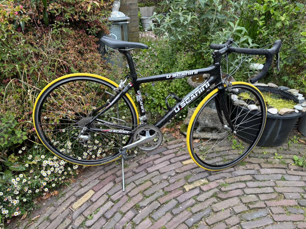 45 cm Full carbon U.Scanini met shimano ultegra 20 versn., Fietsen en Brommers, 28 inch, Gebruikt, Carbon, Minder dan 49 cm