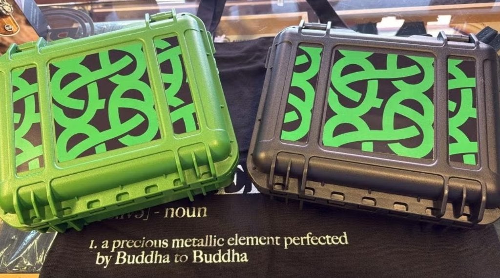 BUDDHA TO BUDDHA / LIMITED JEWELRY BOX GROEN / ZWART € 39,95, Ophalen of Verzenden, Nieuw, Zwart, Kunststof of Plastic