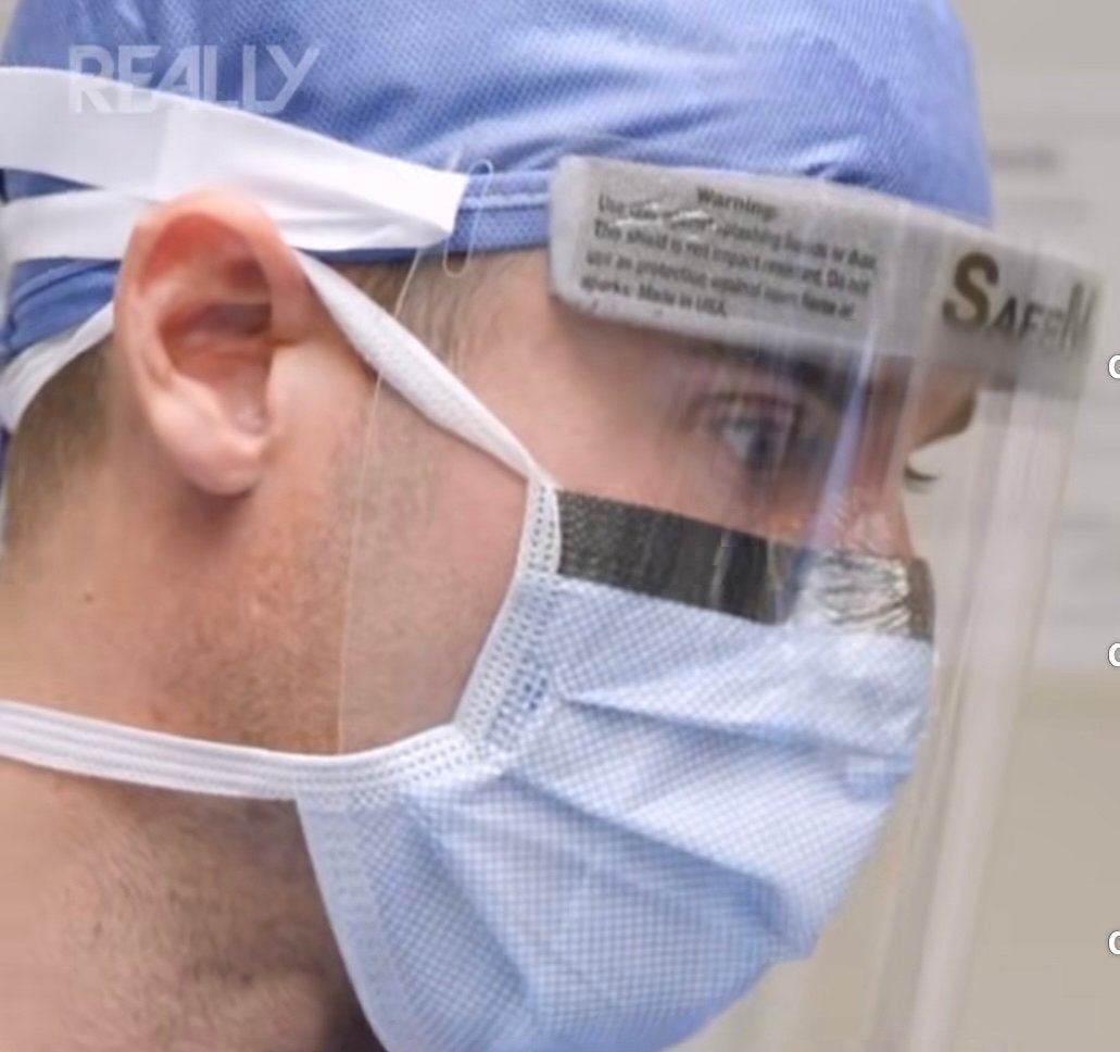 Gezichtsmasker oogbescherming gelaatsmasker, Ophalen of Verzenden, Nieuw
