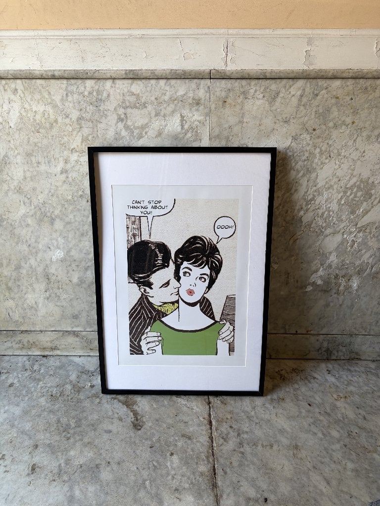 Ikea poster met lijst, Ophalen, 64 cm, 94 cm, Zwart
