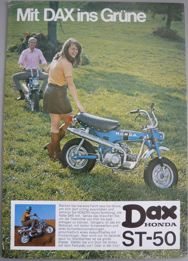 Honda Dax ST 50 ST70 folder, Ophalen of Verzenden, Zo goed als nieuw