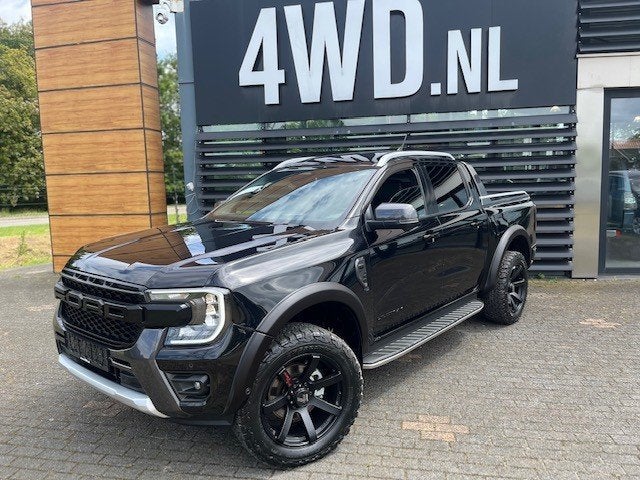 Ford Ranger 3.0 V6 TD AUT EURO 6 BPM VRIJ VAN 2024 BEPERKTE, Auto's, Automaat, Gebruikt, 24 maanden, Zwart