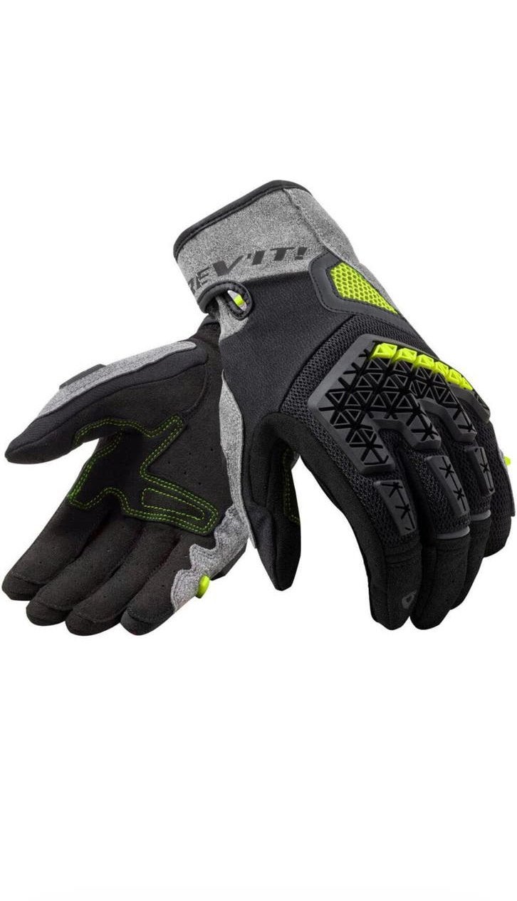 REV'IT Mangrove Motorhandschoenen Zilver/Zwart XL, Motoren, Ophalen of Verzenden, Tweedehands, Heren, Handschoenen