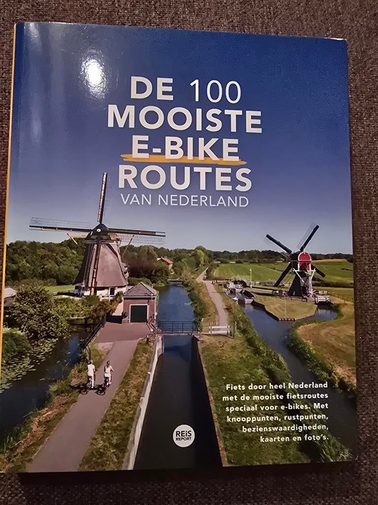 De 100 mooiste E-Bike routes van Nederland, Overige merken, Fiets- of Wandelgids, Nieuw, Ophalen of Verzenden