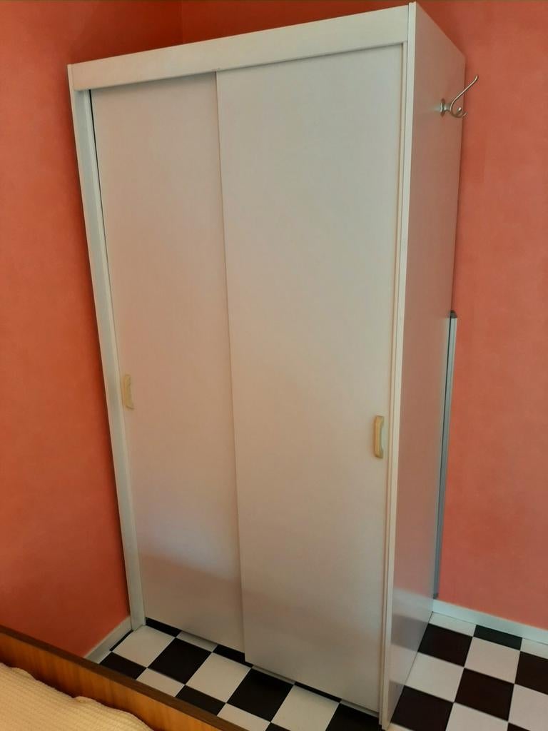 Linnenkast hang-legkast met schuifdeuren 100x60x200 cm, Huis en Inrichting, Kasten | Kledingkasten, Ophalen, Zo goed als nieuw