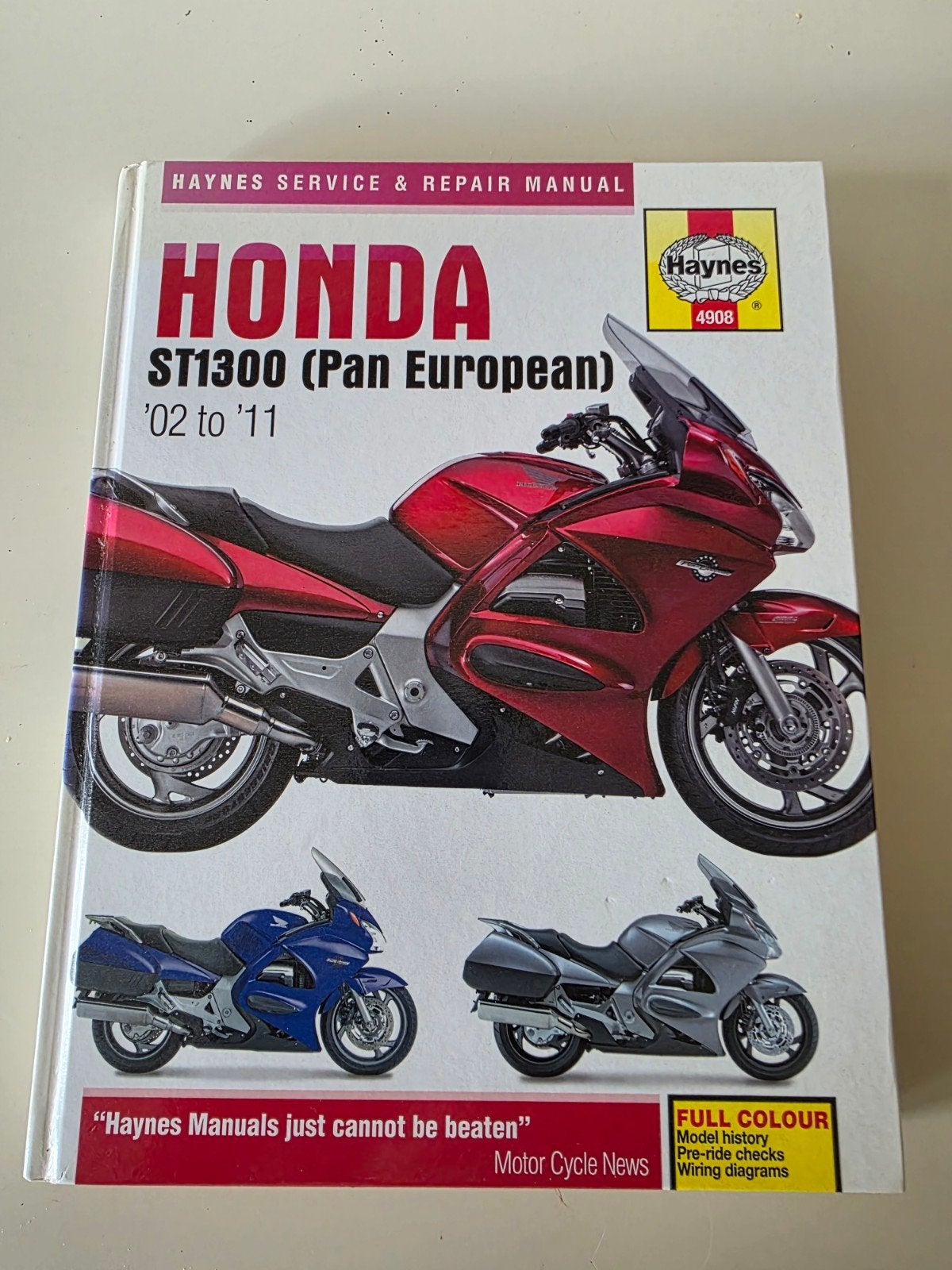 Haynes Service & Repair Manual Honda ST1300 (Pan European), Motoren, Ophalen of Verzenden, Honda