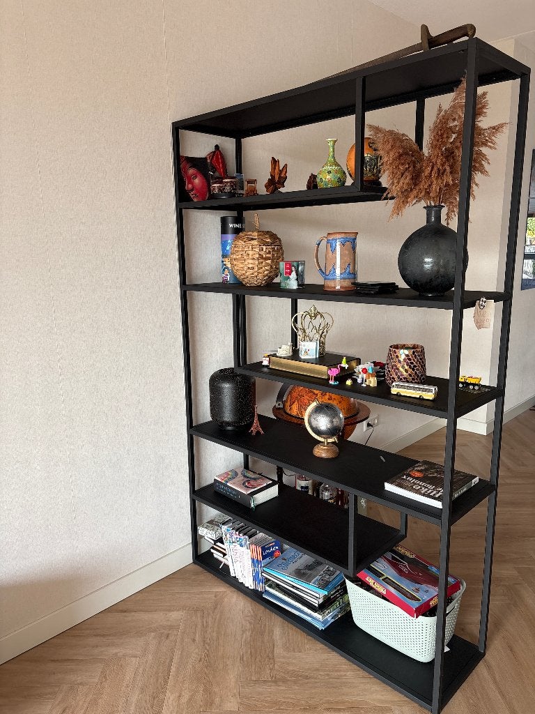 Metalen vakkenkast WOOOD Teun XL, Huis en Inrichting, Ophalen, Gebruikt, 100 tot 150 cm, Metaal