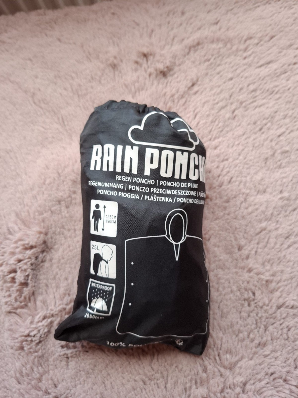 regenponcho unisex, Ophalen, Zo goed als nieuw, Regenjas
