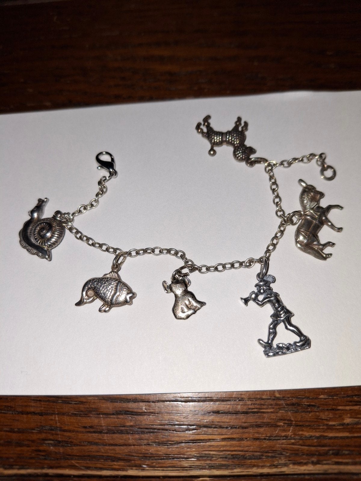 zilveren  bedel armband, Ophalen of Verzenden, Zo goed als nieuw, Zilver, Overige merken