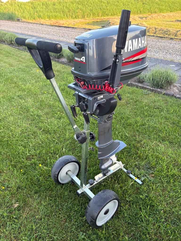 Quicksilver 230 rubberboot met Yamaha 4pk buitenboordmotor, Quicksilver, Ophalen, Polyester/glasvezel, Gebruikt