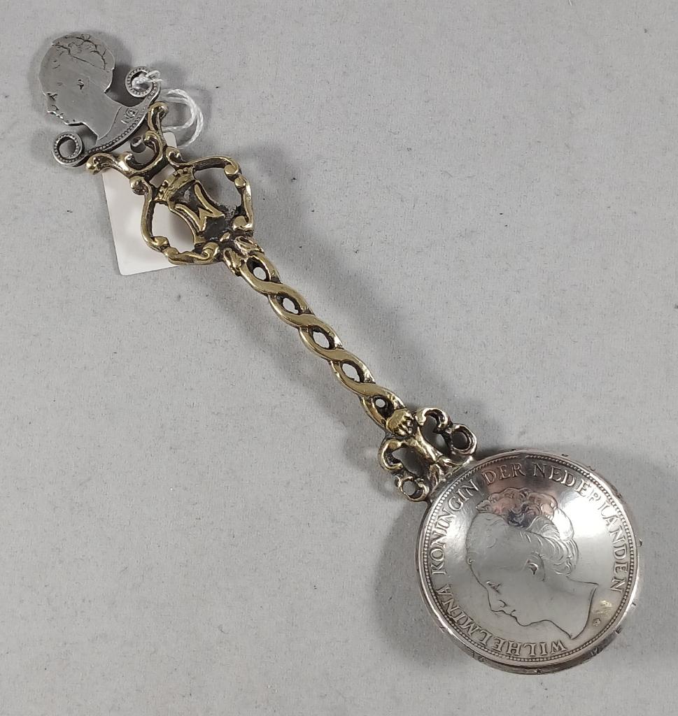 Zilveren suikerlepel Stil Verzet antiek 720 zilver, Antiek en Kunst, Antiek | Goud en Zilver, Ophalen of Verzenden, Zilver