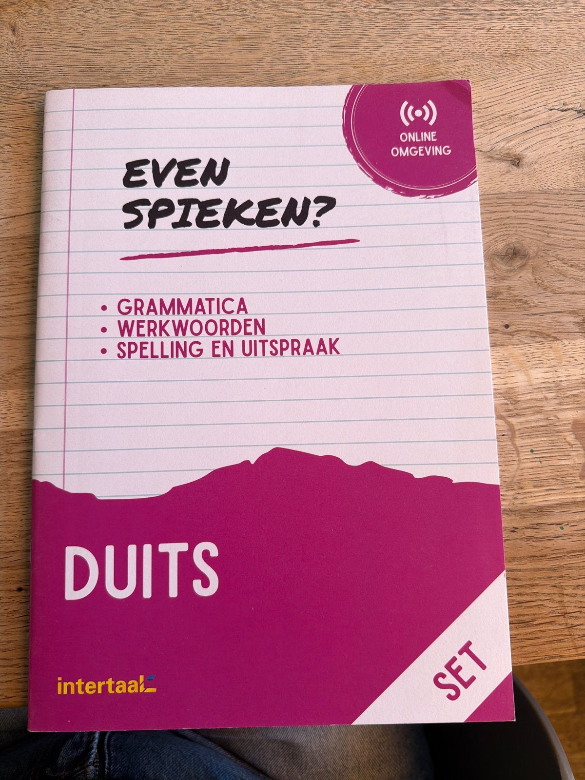 Duits: Even Spieken? Grammatica, Werkwoorden, Spelling, Ophalen of Verzenden, Zo goed als nieuw, Non-fictie