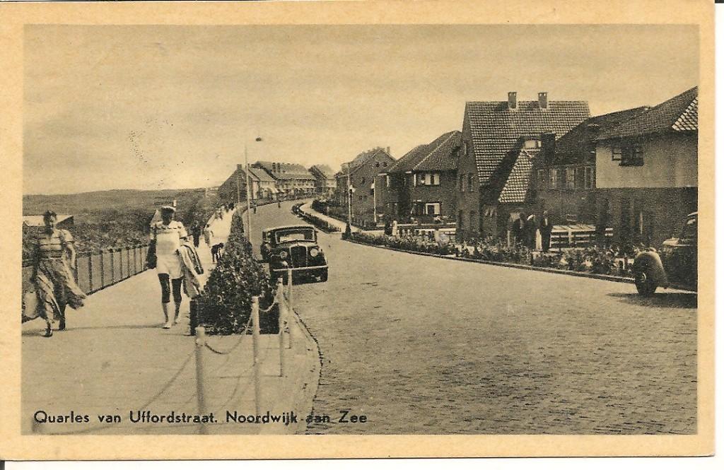 Quarles van Uffordstraat  Noordwijk aan Zee., Ophalen of Verzenden, 1940 tot 1960, Ongelopen, Zuid-Holland