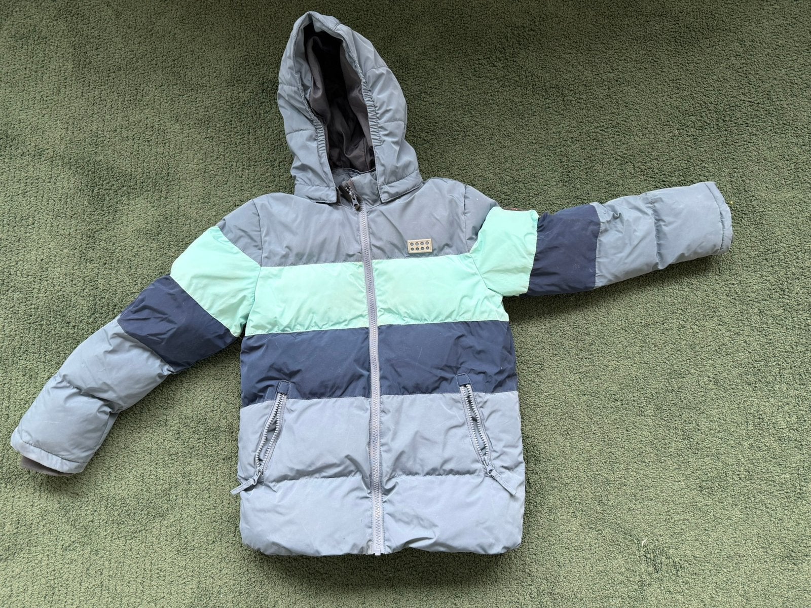 Lego wear winterjas blauw maat 140, Ophalen of Verzenden, Gebruikt, Jongen, Jas