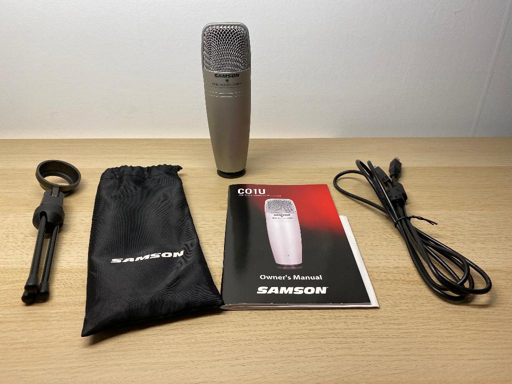 Samson C01U USB Studio Condenser Microfoon, Ophalen, Zo goed als nieuw, Studiomicrofoon