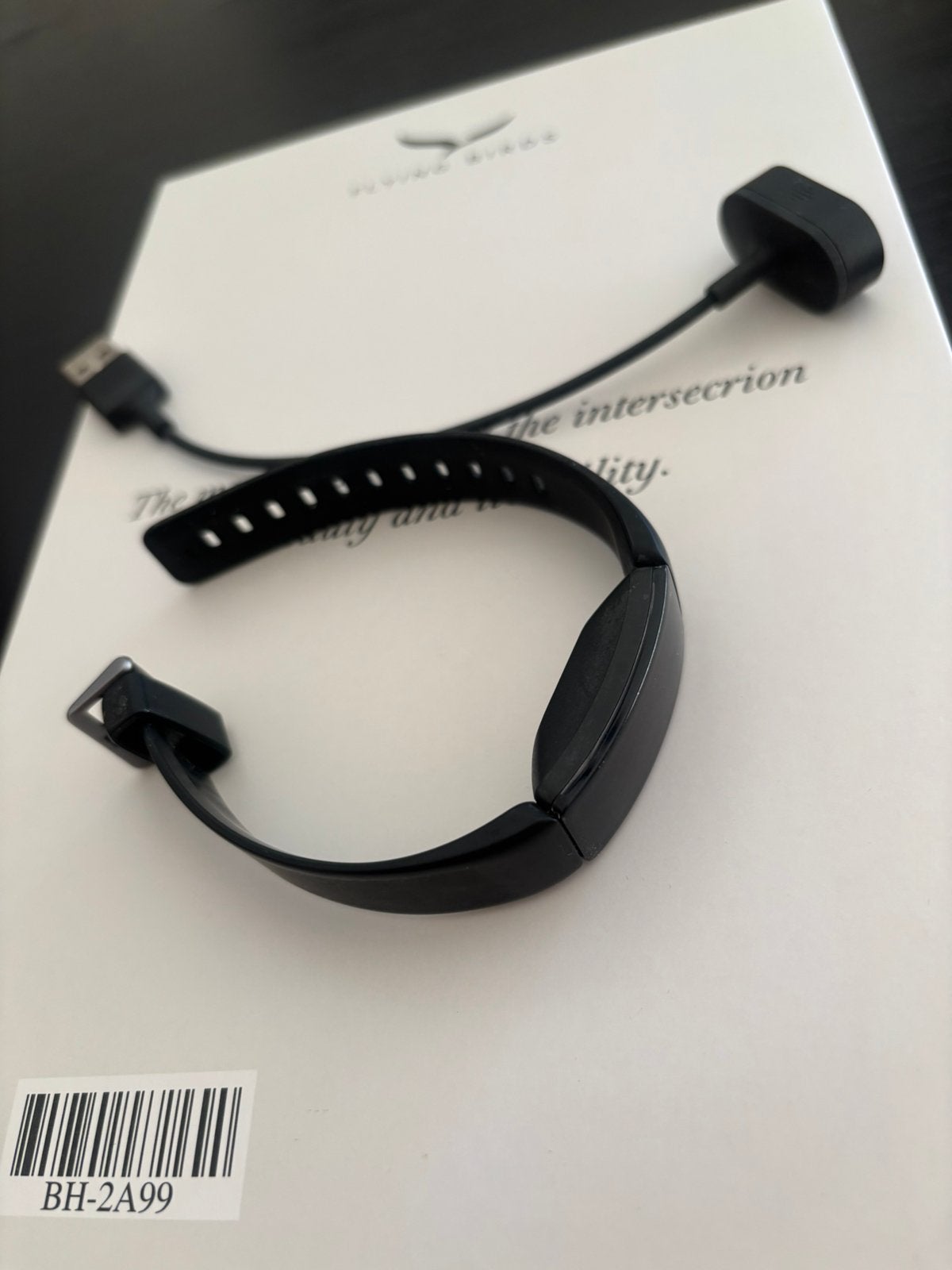FITBIT Inspire HR Zwart, Ophalen of Verzenden, Zo goed als nieuw, Zwart, Android