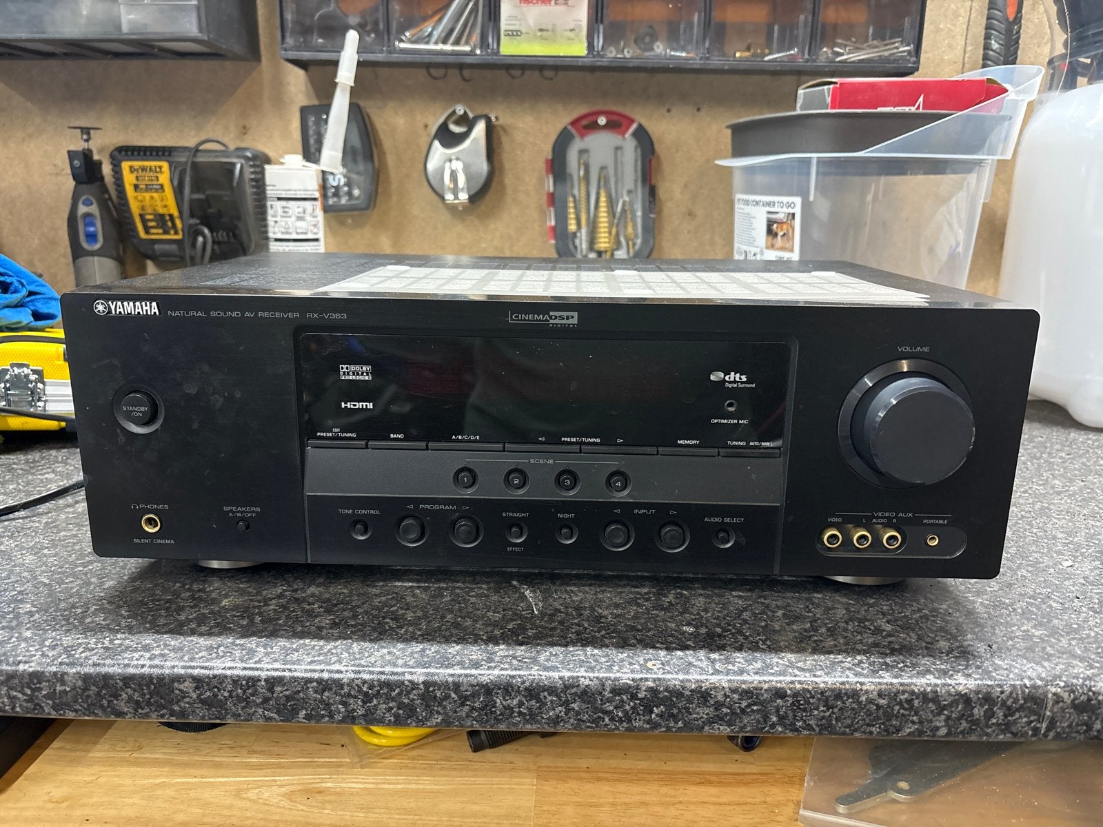 Yamaha RX-V363 AV Receiver - Topgeluid voor Thuisbioscoop, Ophalen, Gebruikt, Yamaha, 60 tot 120 watt