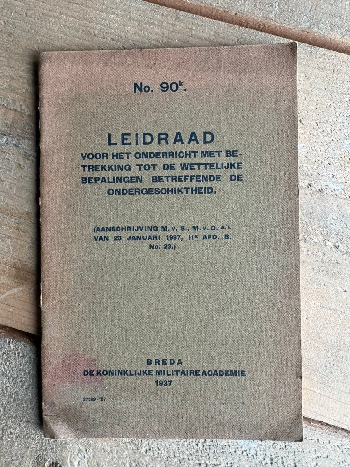 Origineel pre 1940 boekje (2), Verzamelen, Ophalen of Verzenden, Nederland, Boek of Tijdschrift