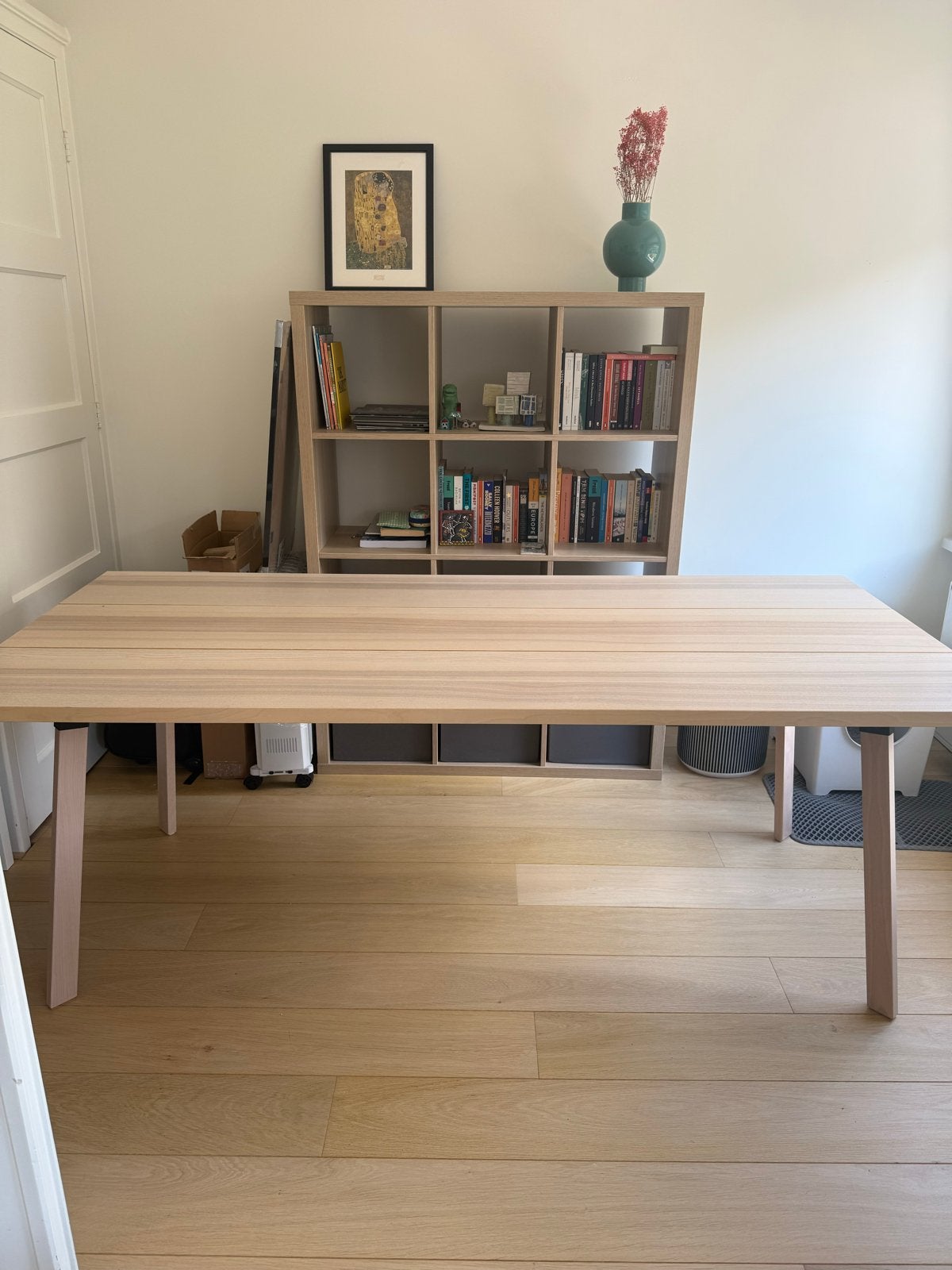 IKEA eettafel, 200x90 cm, essenfineer, Ophalen, 50 tot 100 cm, Zo goed als nieuw, 150 tot 200 cm