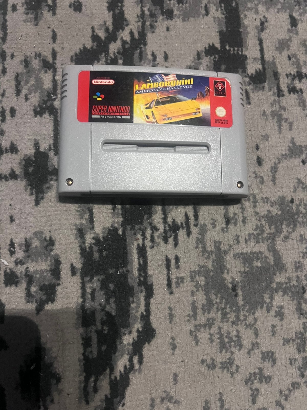 Lamborghini american callence, Spelcomputers en Games, Games | Nintendo Super NES, 1 speler, Ophalen of Verzenden, Zo goed als nieuw