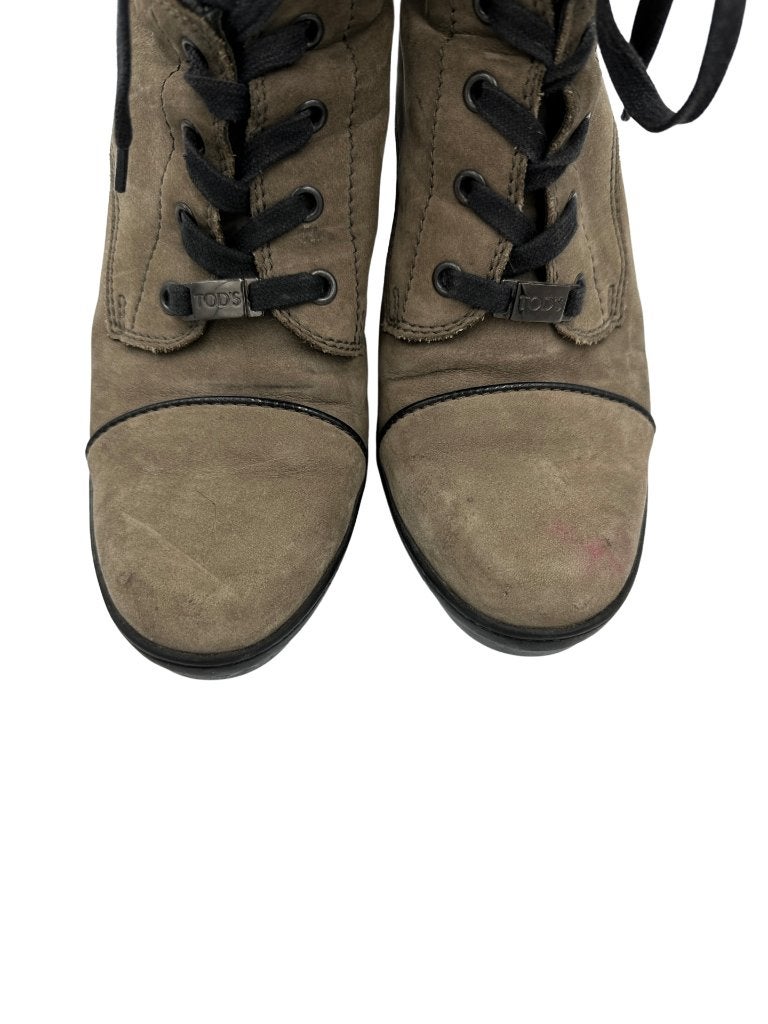 Tod's enkellaarzen 39, Zwart, Ophalen of Verzenden, Zo goed als nieuw