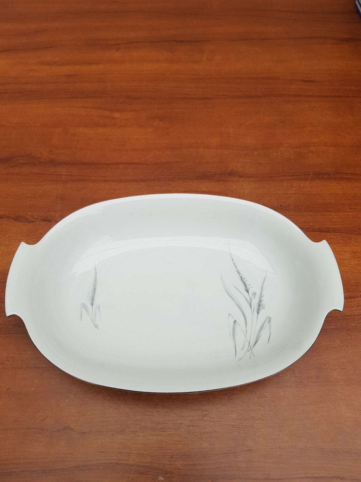 Bavaria Porselein Vera Zilver Brood/Serveerschaal 20cm, Ophalen of Verzenden