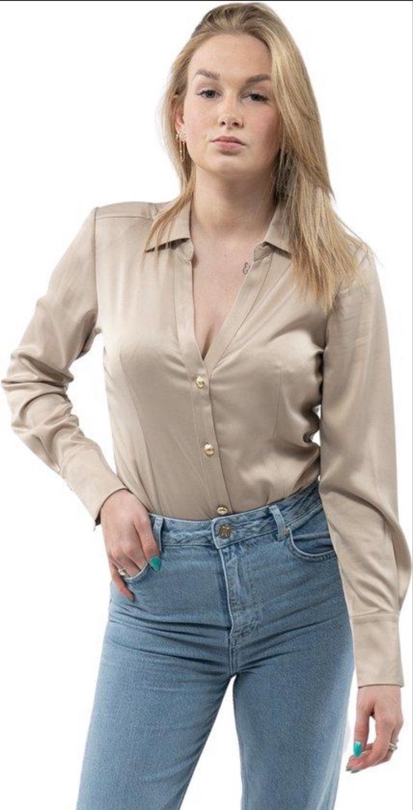 NIKKIE Romee Body Maat 32, Ophalen of Verzenden, Zo goed als nieuw, Maat 34 (XS) of kleiner, Beige