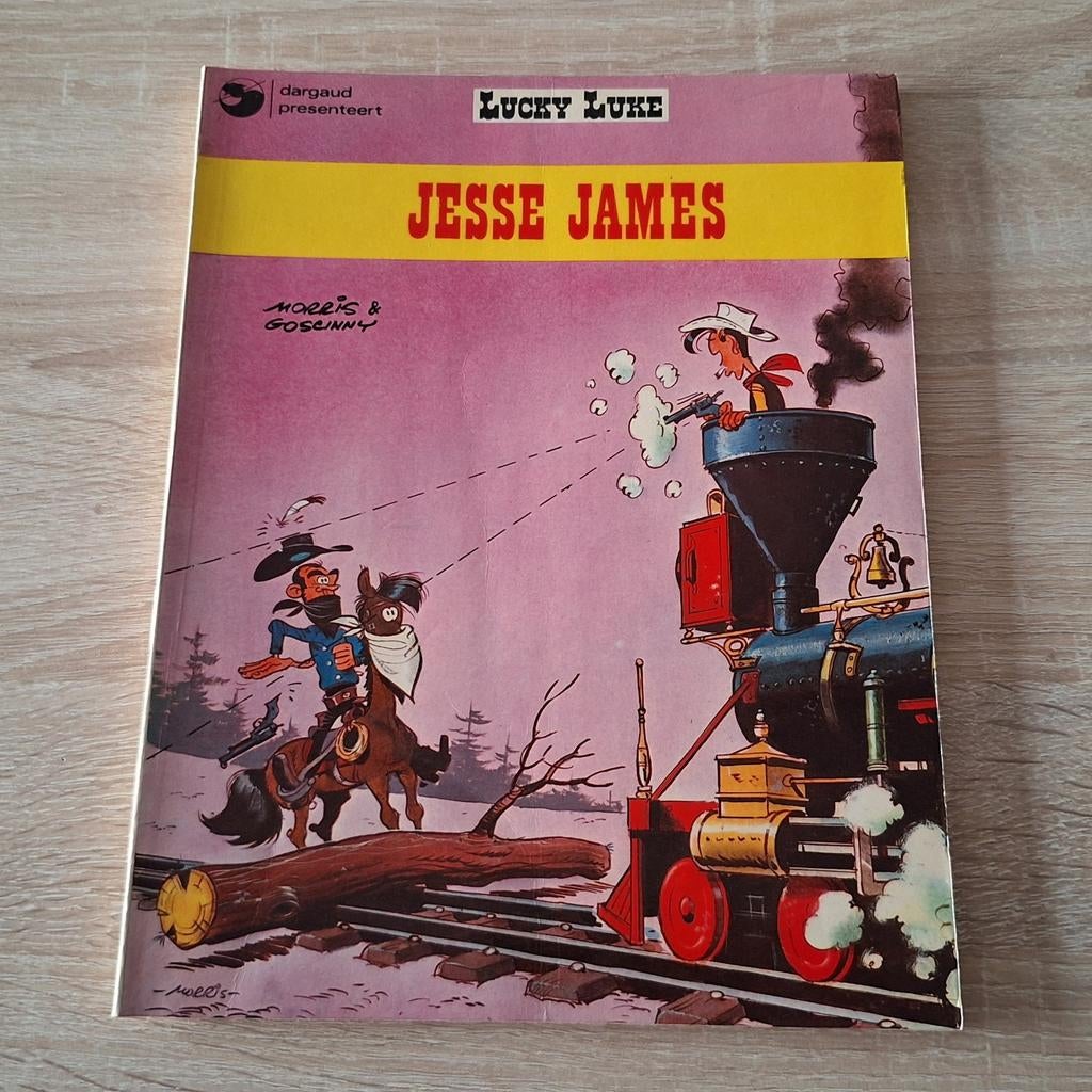 Lucky Luke 4 - Jesse James, Eén stripboek, Ophalen of Verzenden, Gelezen