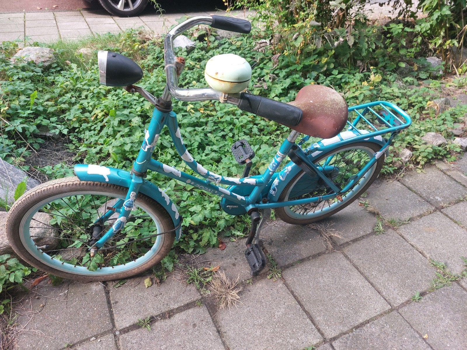 Kinderfiets 16-20 inch - Blauw, Ophalen, Gebruikt, Terugtraprem, 16 tot 20 inch