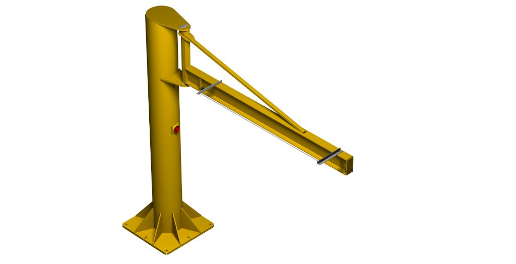Kolomzwenkkraan Jib crane zwenkkraan, Doe-het-zelf en Verbouw, Lieren en Takels, Ophalen of Verzenden, Nieuw, Handmatig