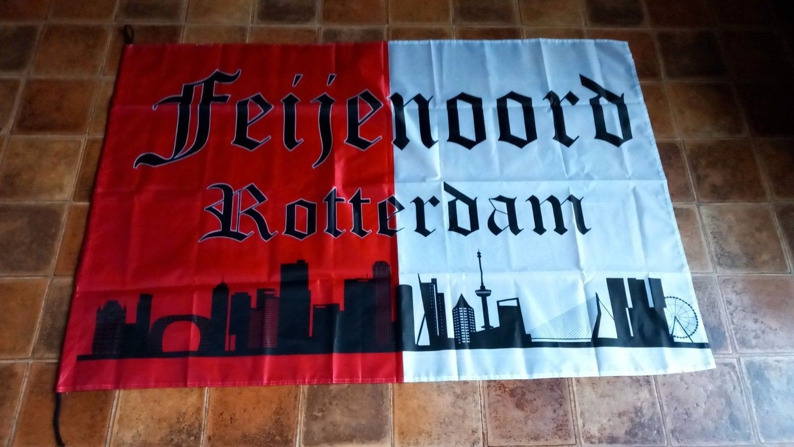 Rotterdam vlag 100x150 nieuw, Ophalen of Verzenden, Nieuw, Feyenoord, Overige typen