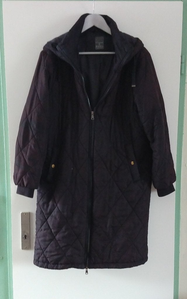 half lange jas primark maat 40/42, volgnr 19, Maat 38/40 (M), Primark, Zwart, Ophalen of Verzenden