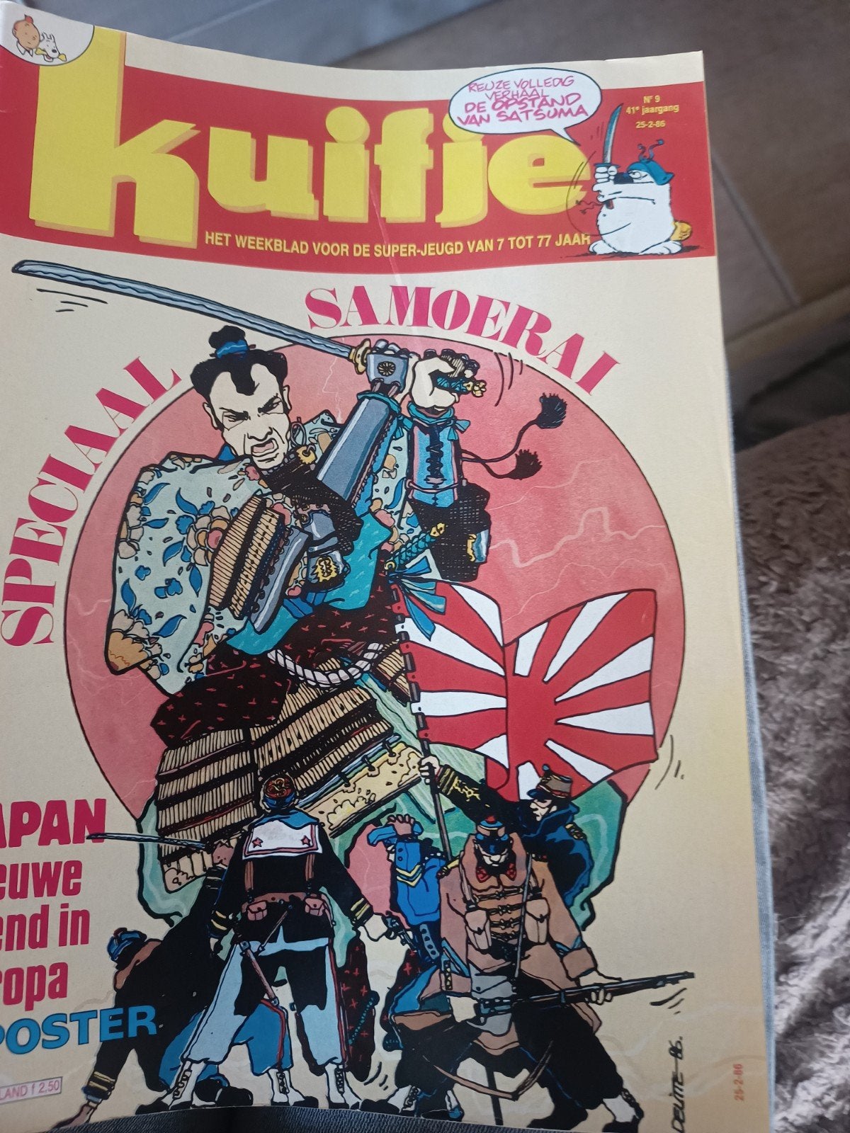 Kuifje Weekblad - Samourai Special (1986), Ophalen of Verzenden, Gelezen, Overige typen
