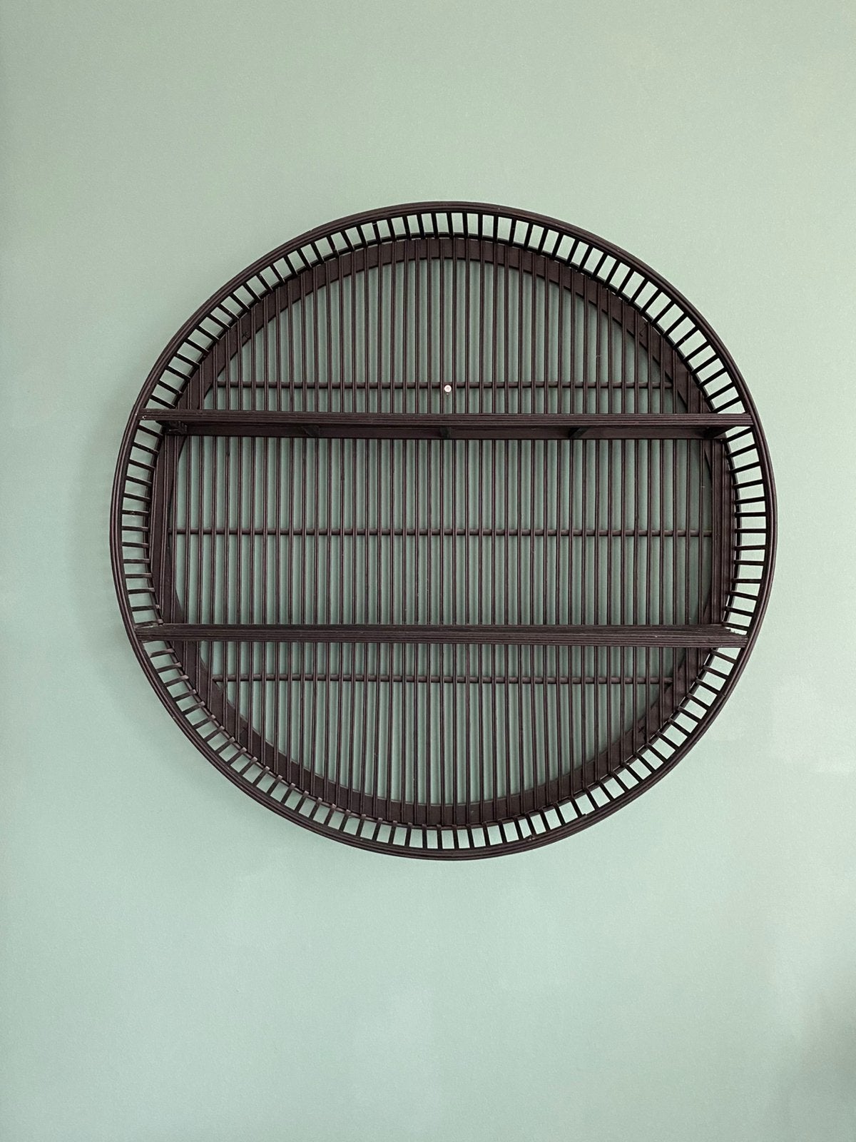 Rond zwart wandrek 75 cm, Ophalen, Zwart, Zo goed als nieuw, 75 cm