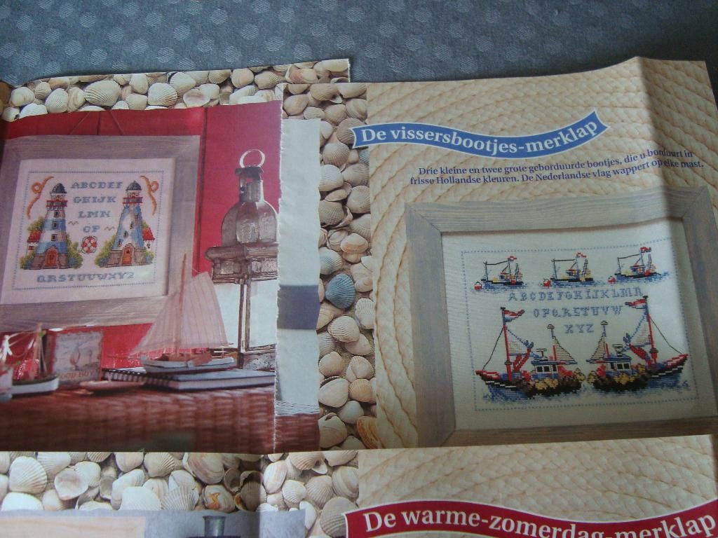 Vissersbootjes, Ophalen of Verzenden, Nieuw, Handborduren, Patroon