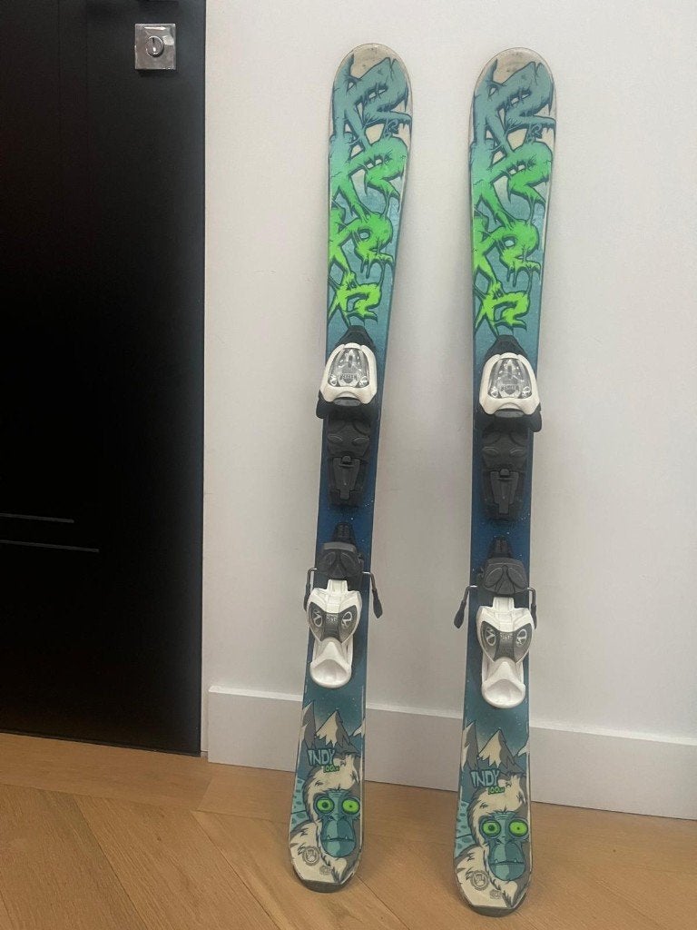 k2 indy skie 100 cm, Gebruikt, 100 tot 140 cm, Carve, Skiën