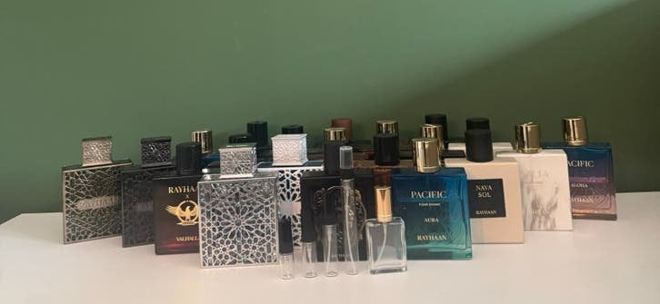Rayhaan Parfum | 25 Geuren | Sample/Decants, Ophalen of Verzenden, Zo goed als nieuw