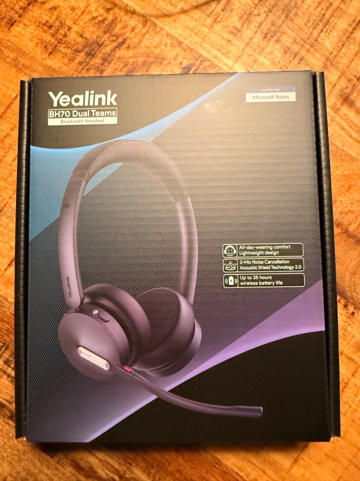 Yealink BH70 Dual Teams Bluetooth Headset - Nieuw in doos, Overige merken, Bluetooth, Nieuw, On-ear