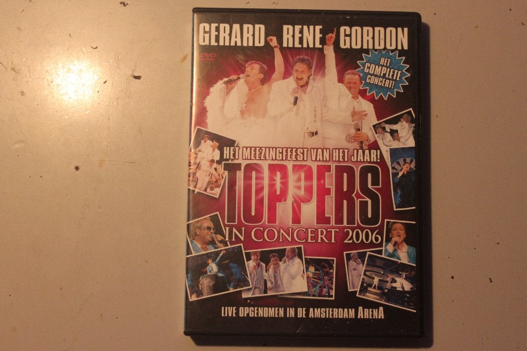 802y - dvd - gerard / rene / gordon - toppers in concert 200, Cd's en Dvd's, Dvd's | Muziek en Concerten, Alle leeftijden, Ophalen of Verzenden