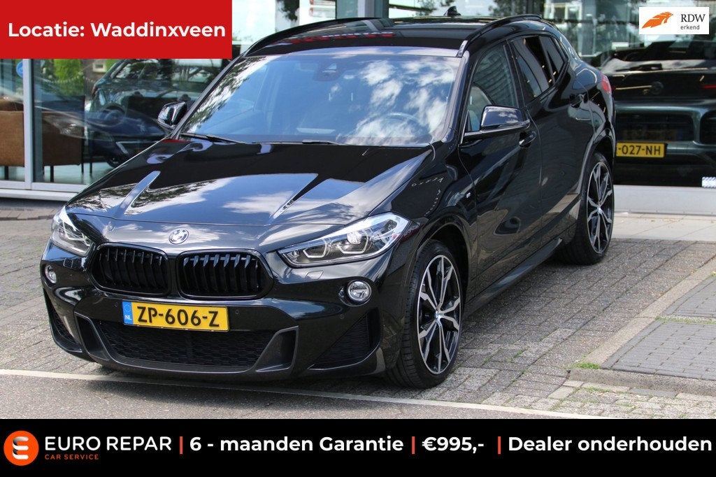 BMW X2 SDrive20i High Executive M-PAKKET LEDER AUTOMAAT!, Auto's, BMW, Bedrijf, Te koop, X2, ABS, Achteruitrijcamera, Airbags