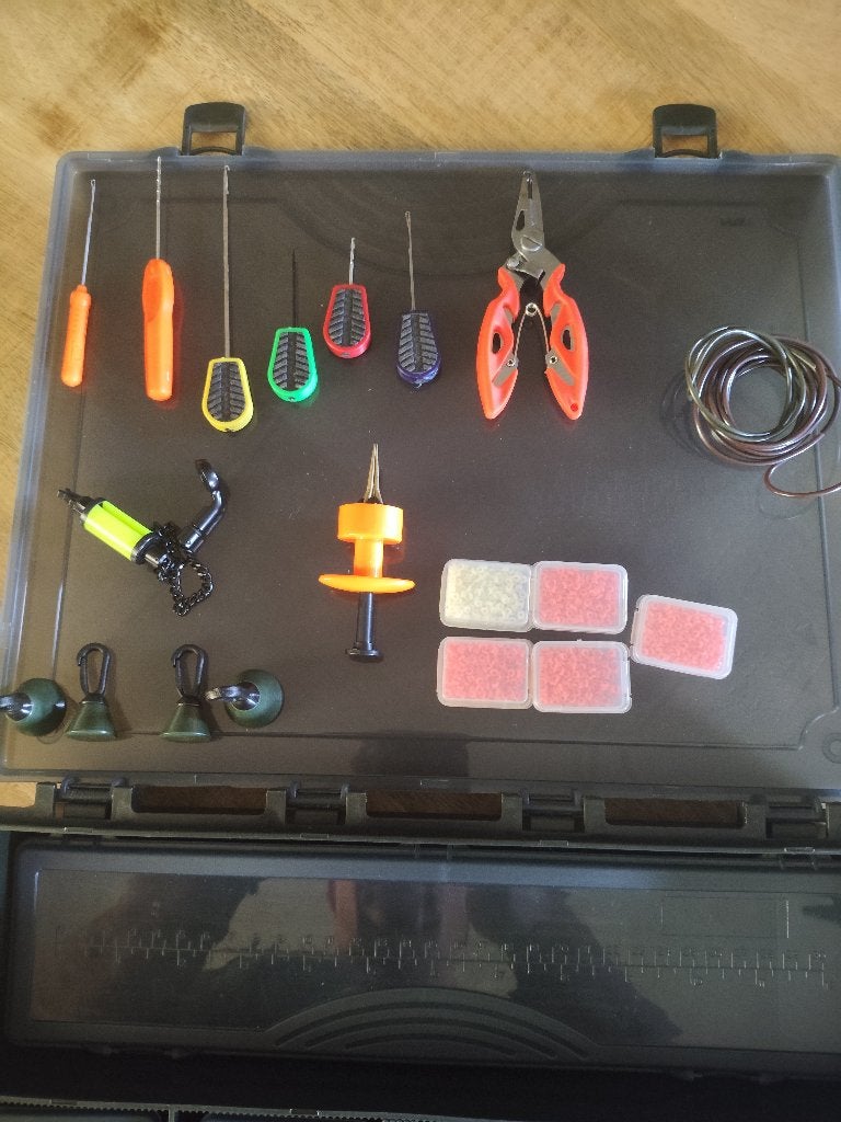 Karperbenodigdheden, Ophalen, Gebruikt, Complete set
