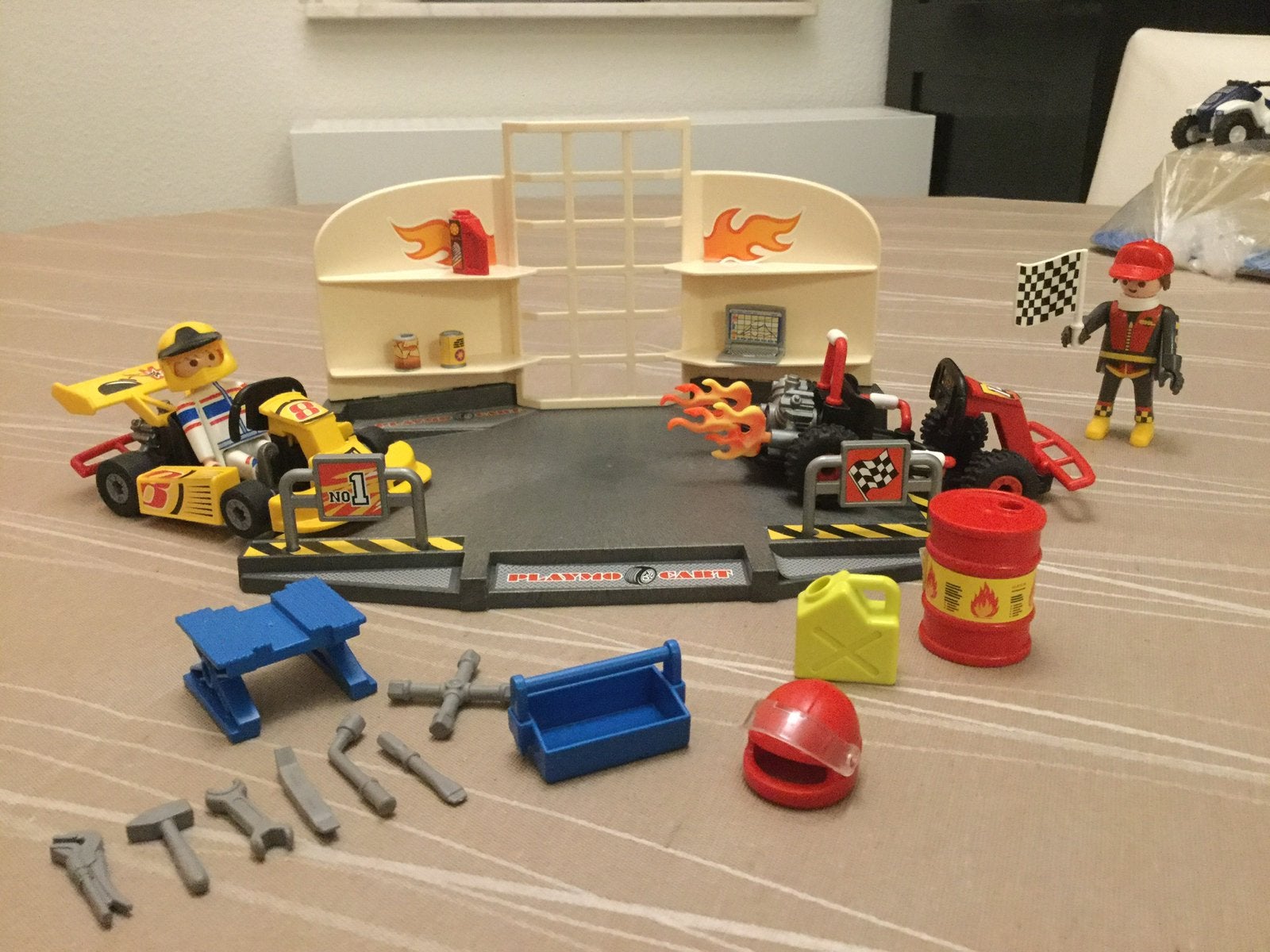 Playmobil starterset go kart 6869., Ophalen of Verzenden, Zo goed als nieuw