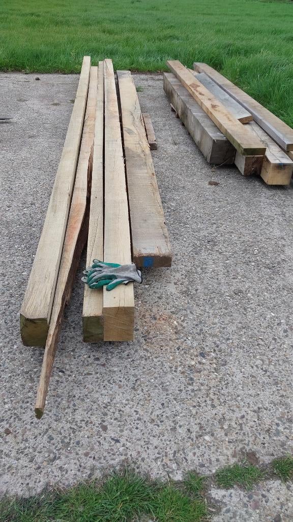 houten balken planken, Eiken, Nieuw, Ophalen of Verzenden, Balk