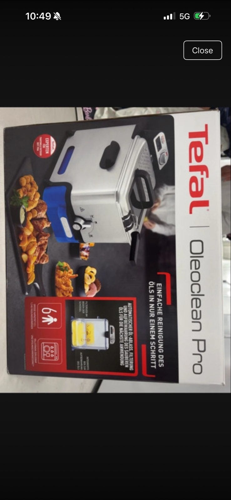 Tefal Oleoclean Pro Friteuse - Eenvoudig schoonmaken, 3 tot 4 liter, Ophalen of Verzenden, Nieuw, Uitneembare binnenpan