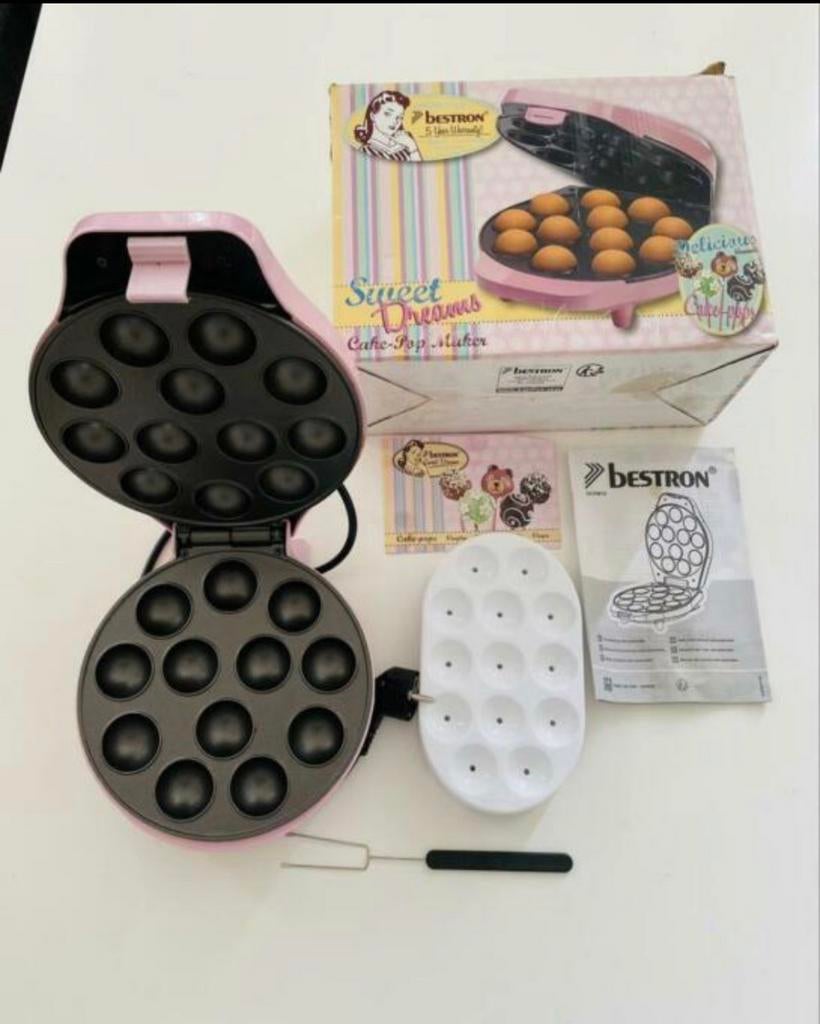 Bestron Popcake maker, Ophalen of Verzenden, Zo goed als nieuw, Cupcakes, Bakvorm
