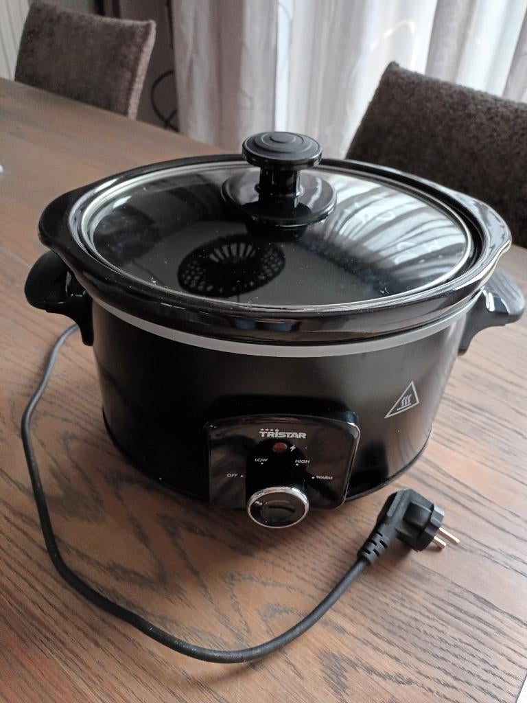 Slowcooker 3,5L  / 3 warmte standen, Ophalen of Verzenden, Vaatwasmachinebestendig, Zo goed als nieuw
