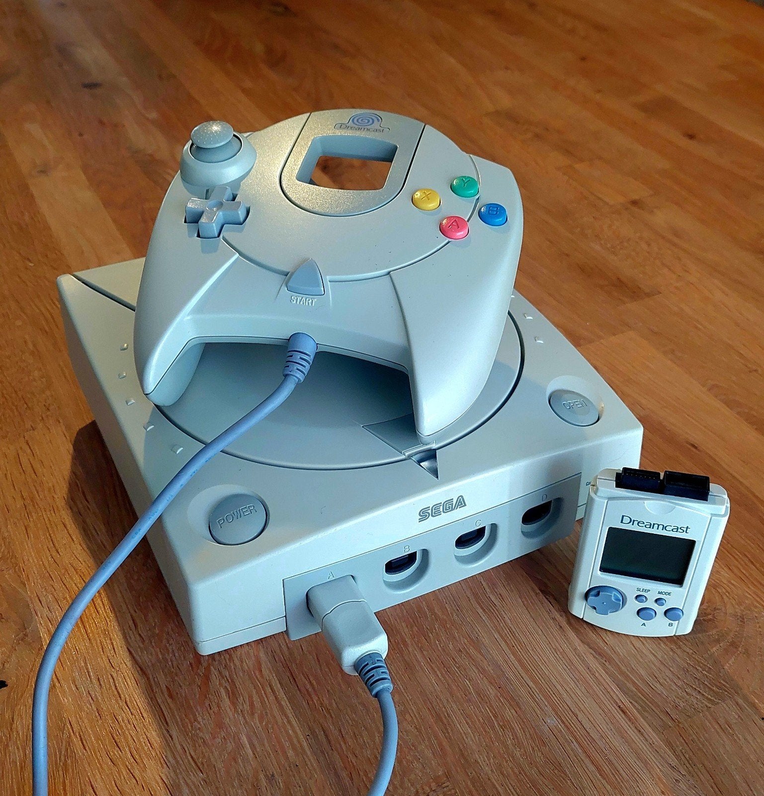 Sega Dreamcast compleet, Ophalen of Verzenden, Zo goed als nieuw, Met 1 controller, Saturn of Dreamcast