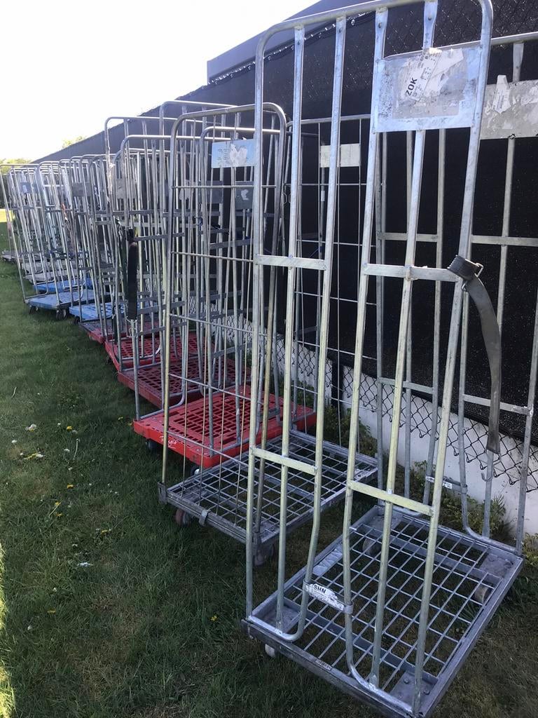 Diverse twee Heks rol containers, 100 liter of meer, Ophalen, Transportkar