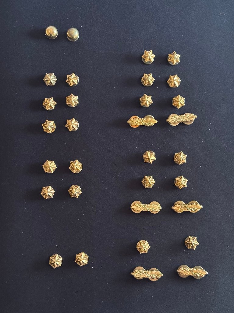 Officieren schouder sets voor DT & Gala jas grote of kleine, Verzamelen, Verzenden, Landmacht, Nederland, Kleding of Schoenen